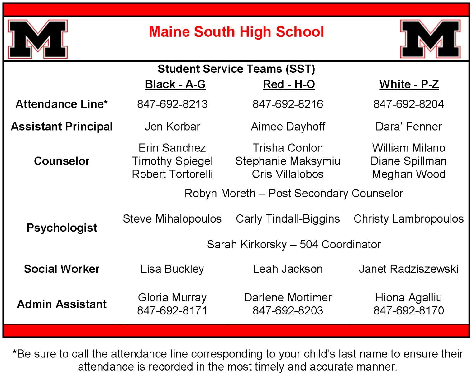 Maine South High School Start of School 20222023