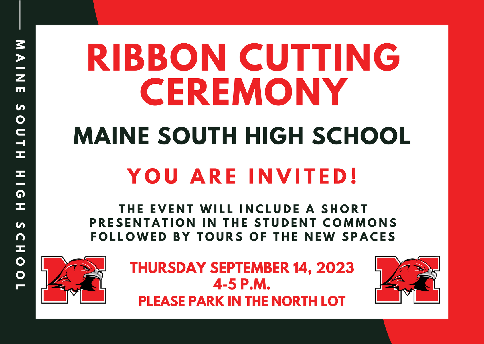 Maine South High School Maine South Ribbon Cutting Ceremony