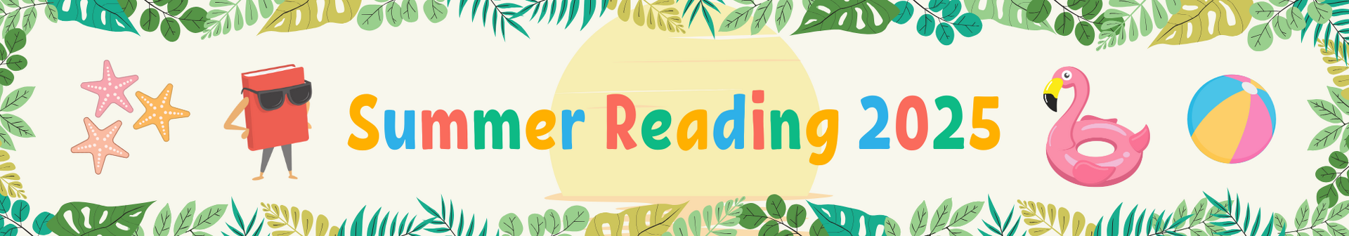 Summer Reading 2025 Narrow LibGuide Header