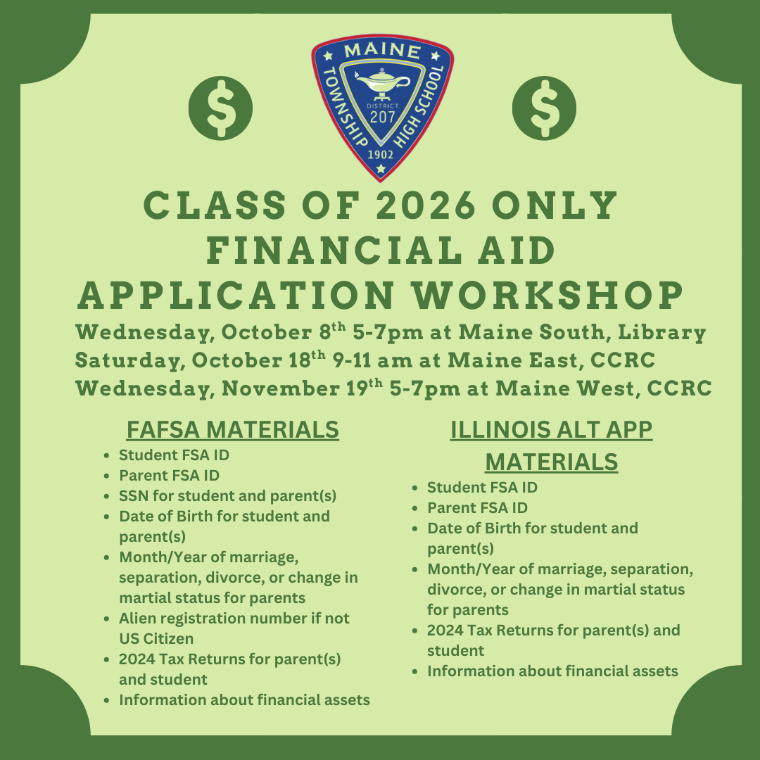 2025 26 EnglishSpanish Copy of FAFSA Workshops