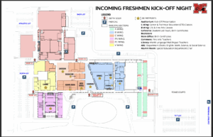 9th Grade Kick Off Map