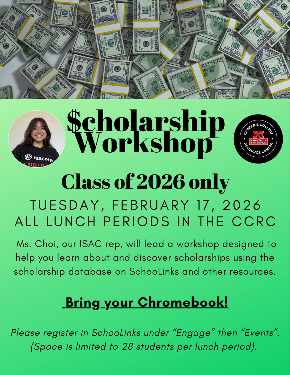 Scholarship Workshops Class of 2026