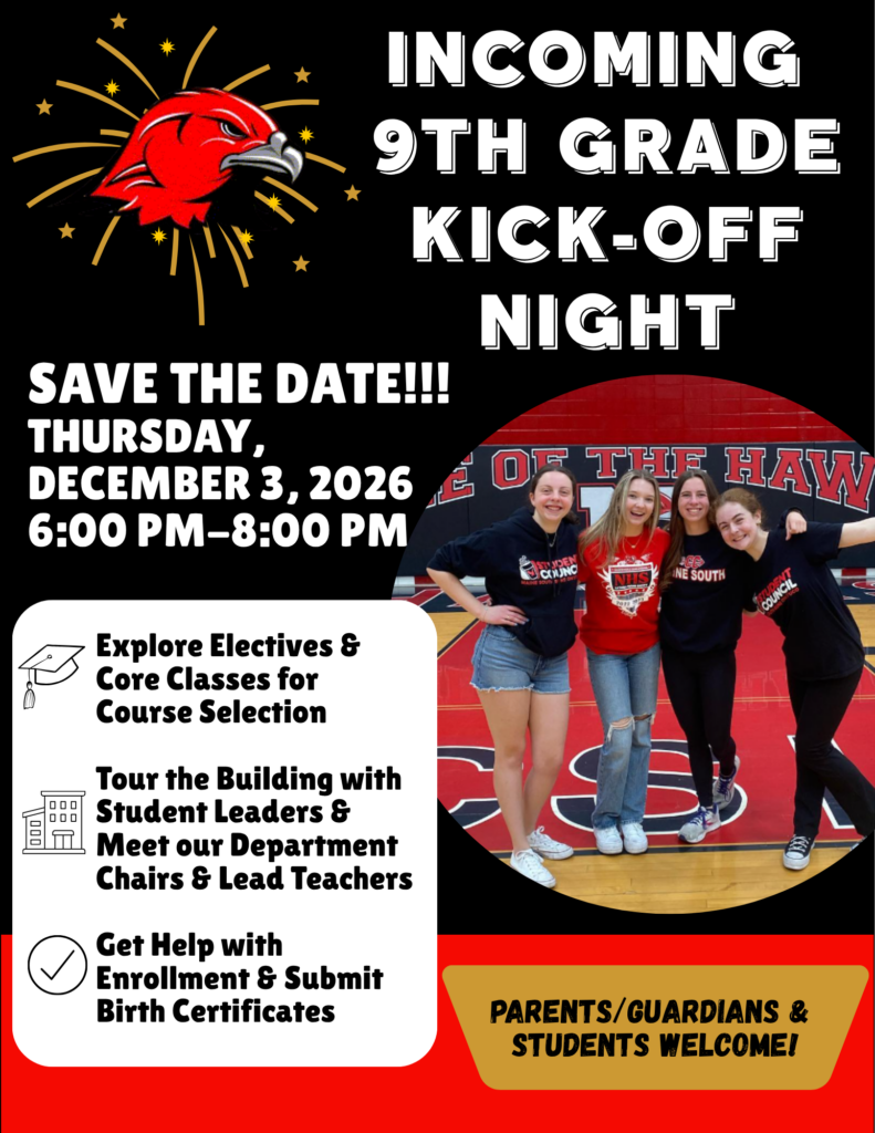 Incoming 9TH GRADE Kick Off Night Save The Date
